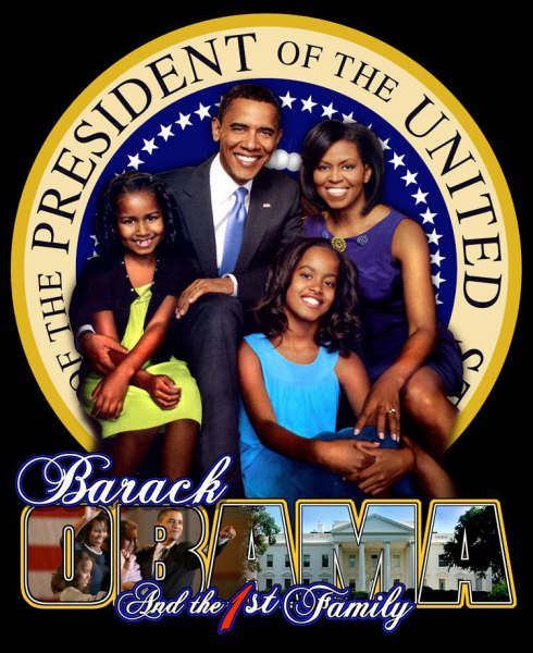 barack obama family. Obama Family 2008